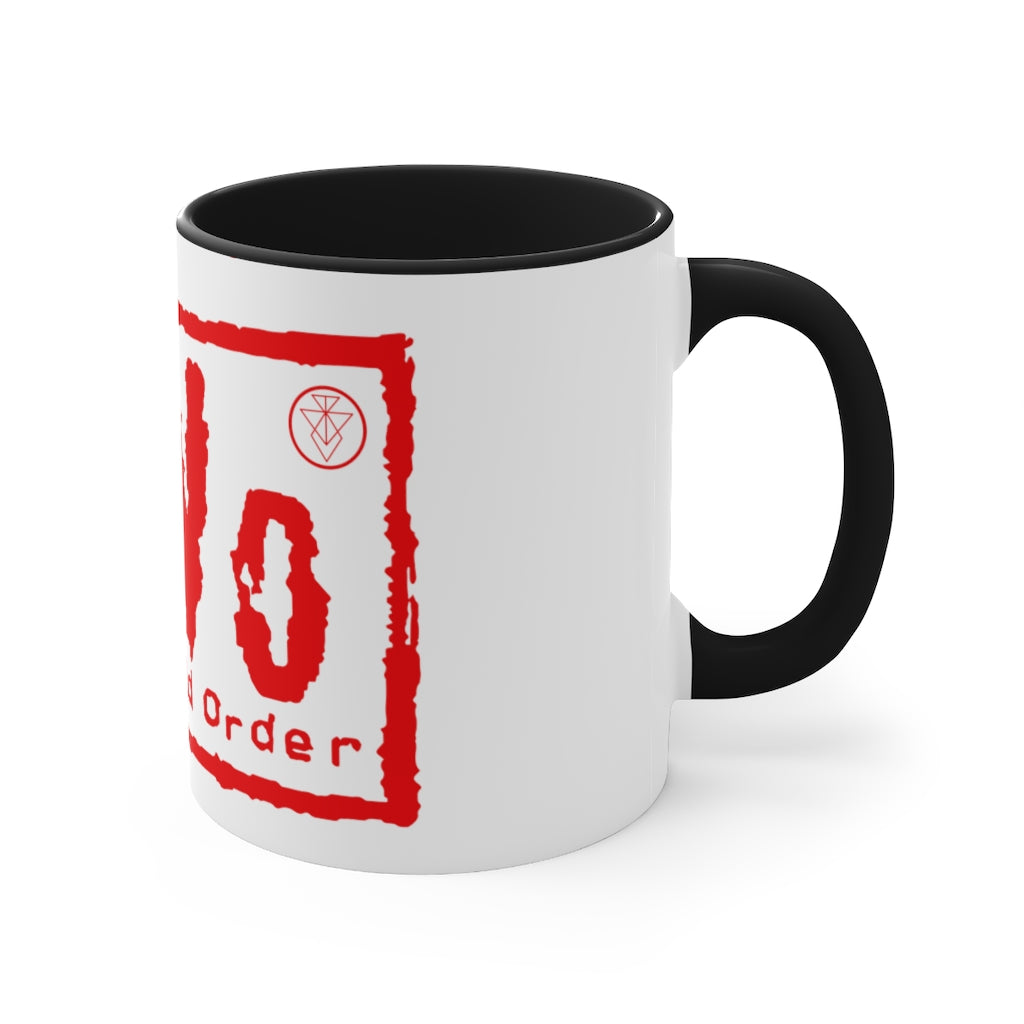 Blerd World Order Coffee Mug, 11oz - Red