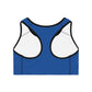 The Blerd Syndicate Sports Bra - Blue