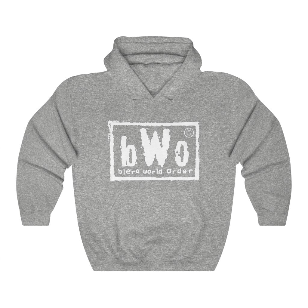 Blerd World Order Hoodie - White Logo