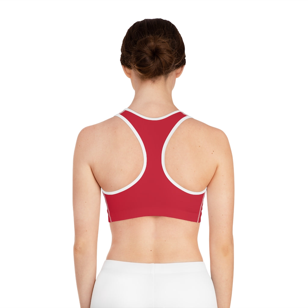 The Blerd Syndicate Sports Bra - Red