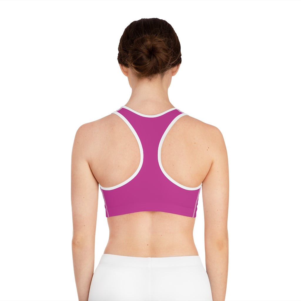 The Blerd Syndicate Sports Bra - Pink