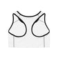 The Blerd Syndicate Sports Bra - B/W