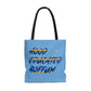 Boffum Tote Bag Blue & Gold -Baby Blue