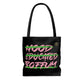 Boffum Tote Bag Pink & Green - Black