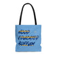 Boffum Tote Bag Blue & Gold -Baby Blue