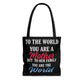 Mom World Tote Bag