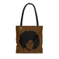 Melanin Tote Bag Brown Sugar