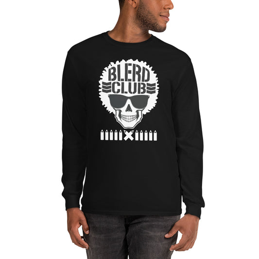 Blerd Club Long Sleeve Shirt - White Logo