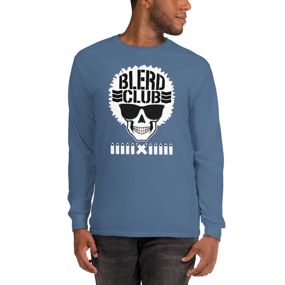 Blerd Club Long Sleeve Shirt - White Logo