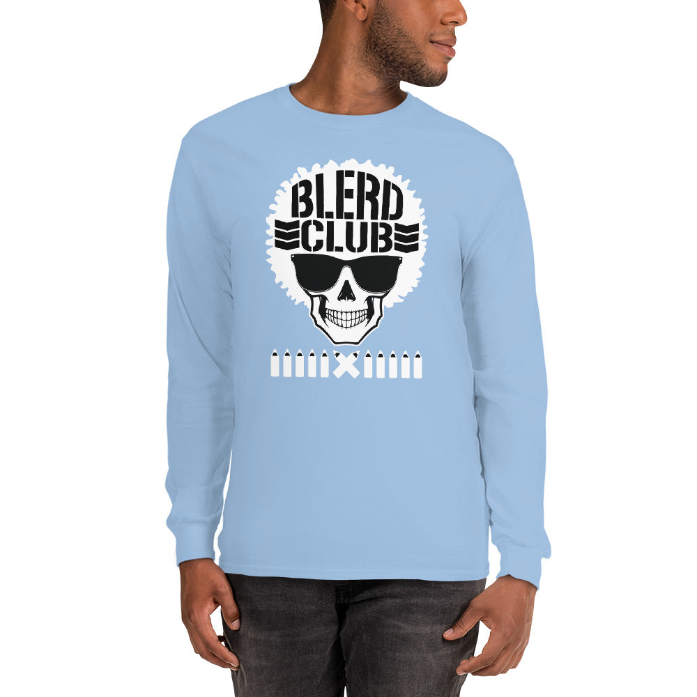 Blerd Club Long Sleeve Shirt - White Logo