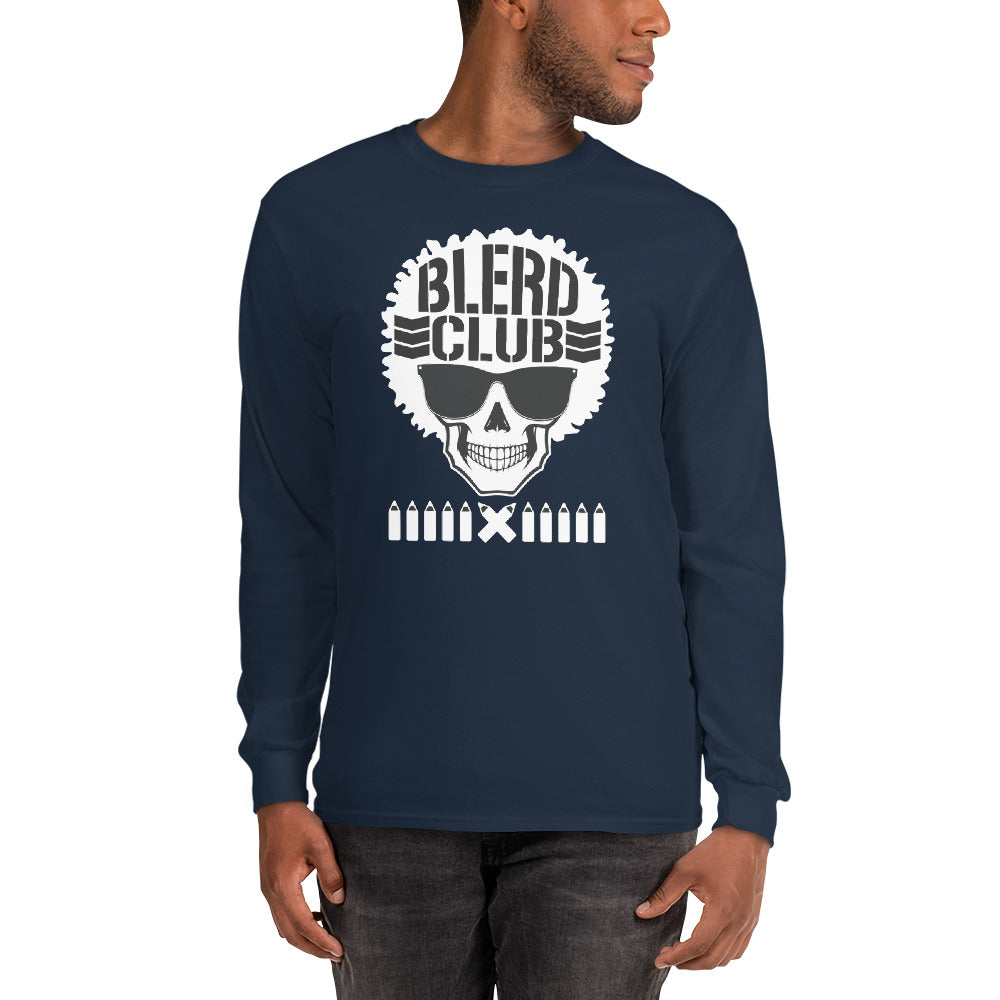 Blerd Club Long Sleeve Shirt - White Logo