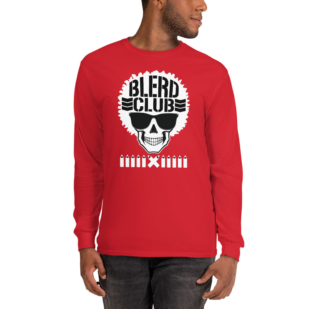 Blerd Club Long Sleeve Shirt - White Logo