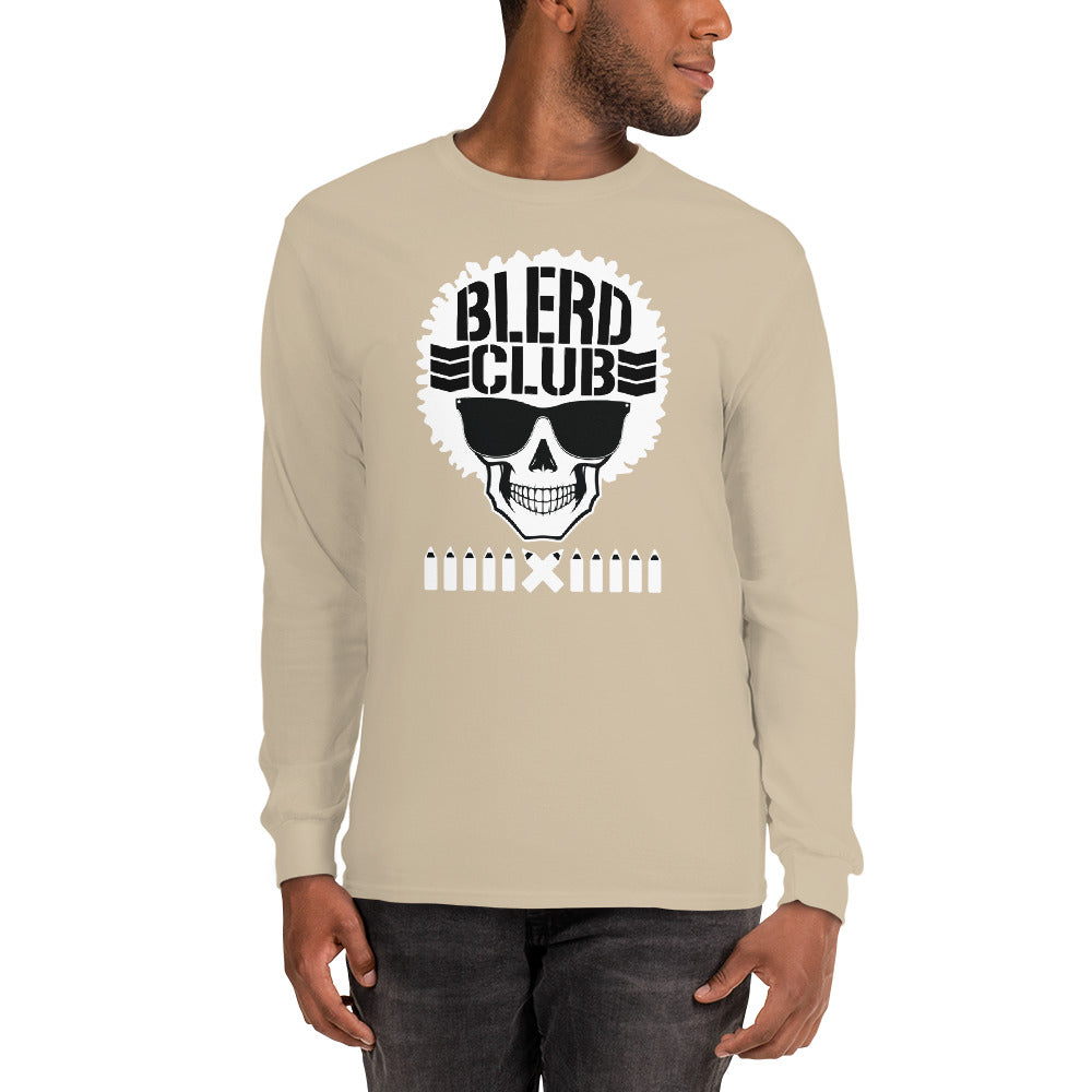 Blerd Club Long Sleeve Shirt - White Logo