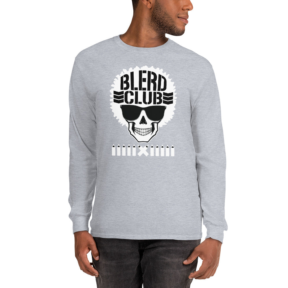 Blerd Club Long Sleeve Shirt - White Logo