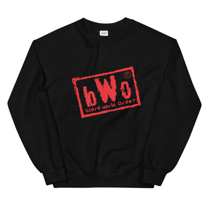 Blerd World Order Sweatshirt - Red Logo