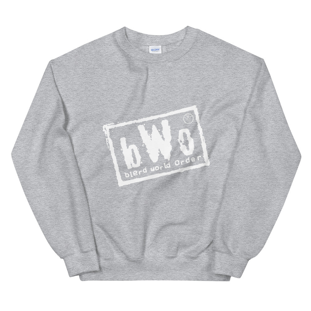 Blerd World Order Sweatshirt - White Logo