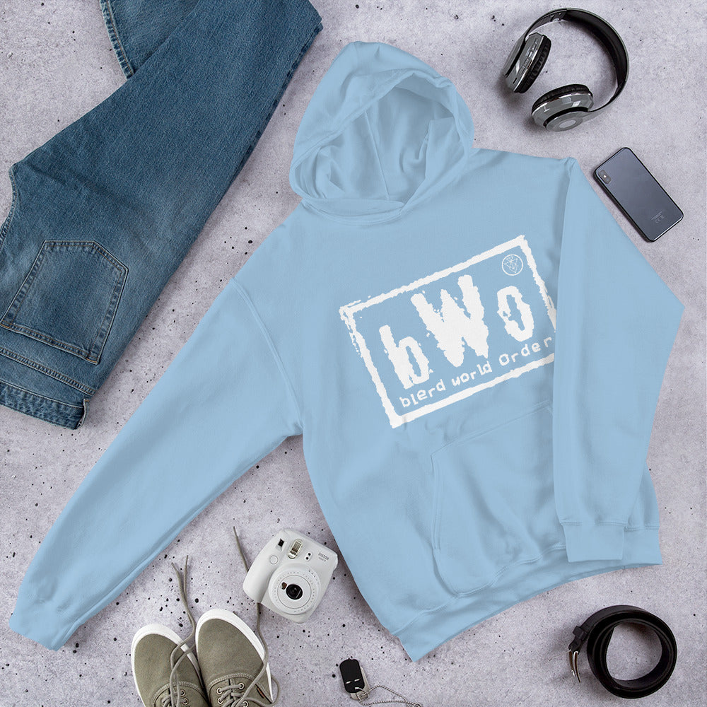 Blerd Word Order Hoodie -White Logo