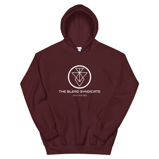 The Blerd Syndicate Hoodie - White Logo