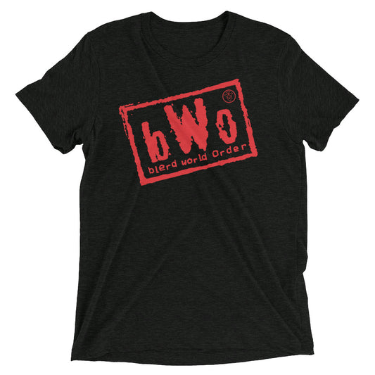 Blerd World Order Red Logo Tee