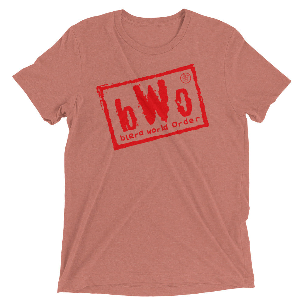 Blerd World Order Red Logo Tee