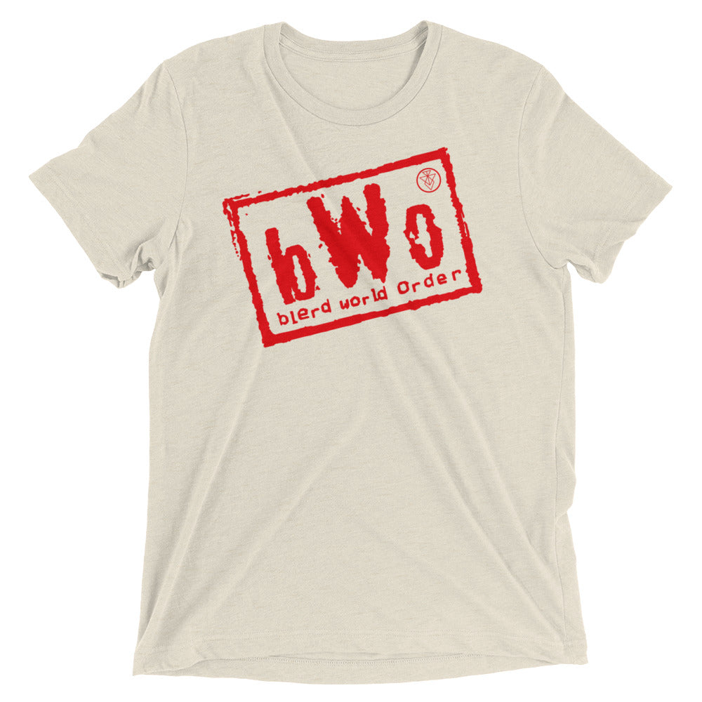 Blerd World Order Red Logo Tee