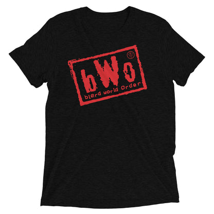 Blerd World Order Red Logo Tee