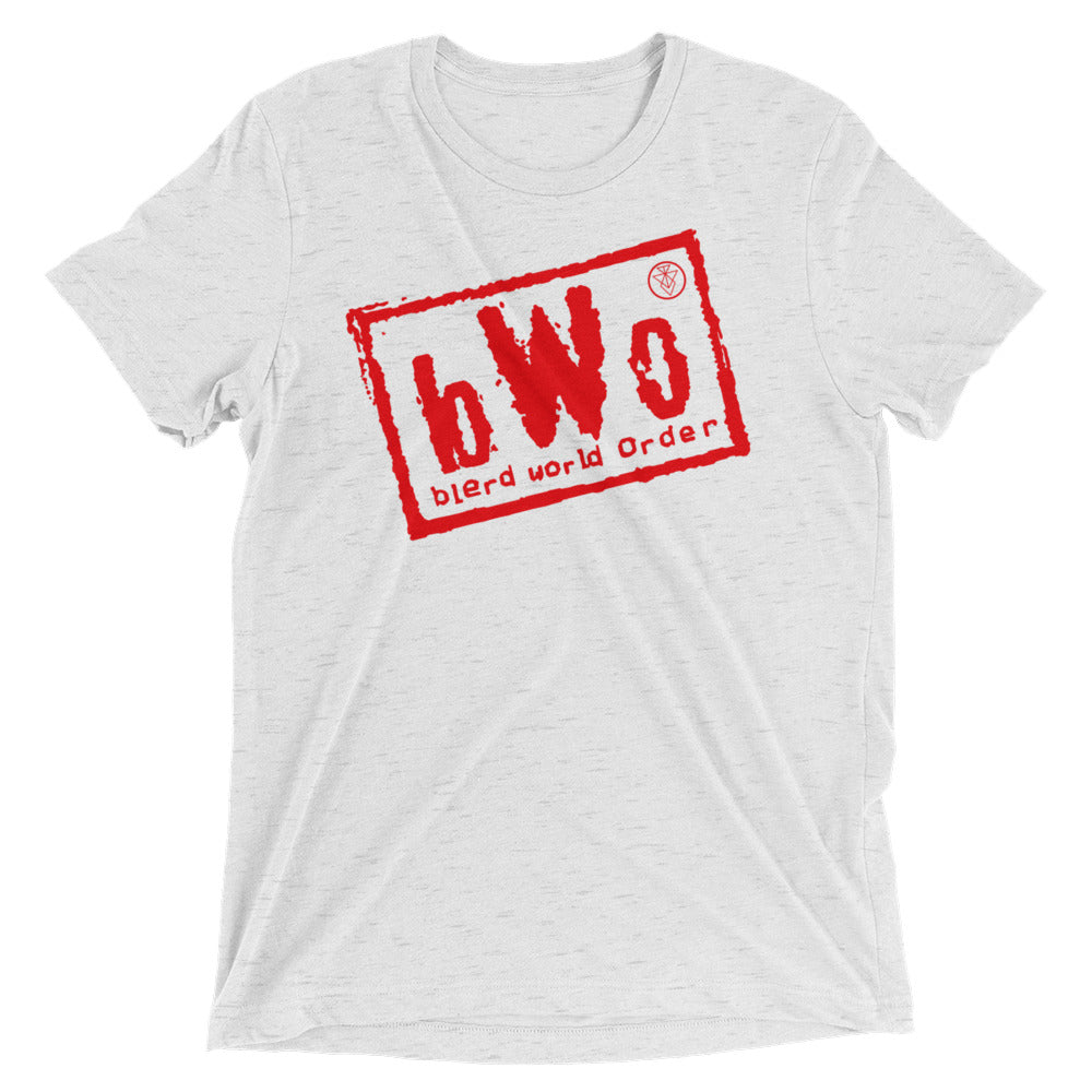 Blerd World Order Red Logo Tee