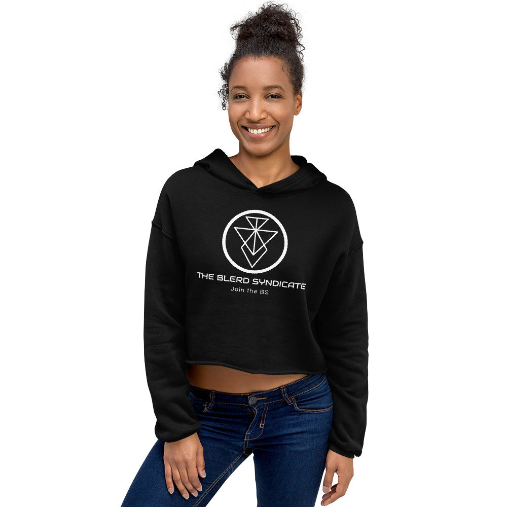 The Blerd Syndicate Crop Hoodie