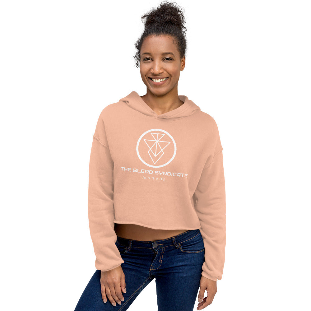 The Blerd Syndicate Crop Hoodie