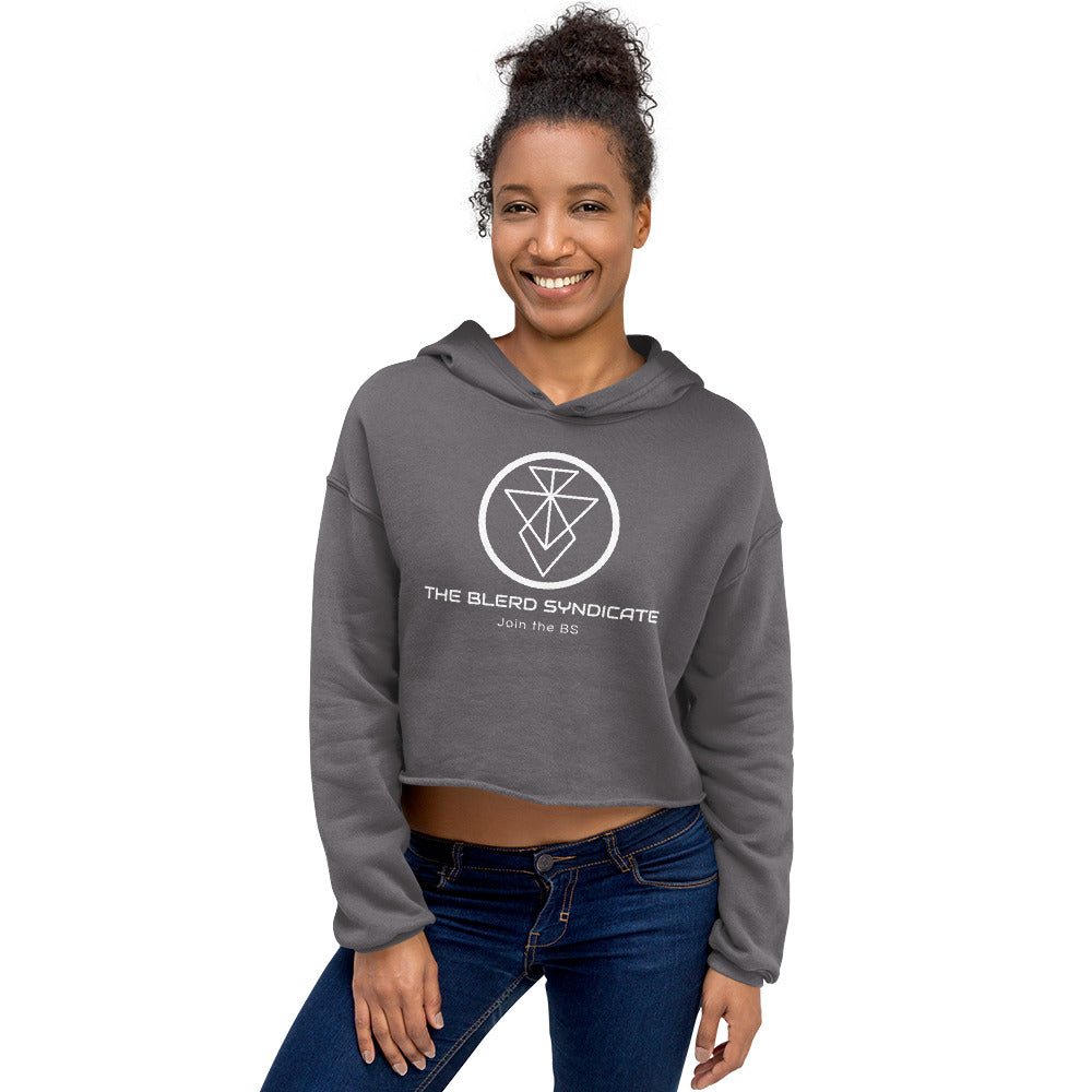 The Blerd Syndicate Crop Hoodie